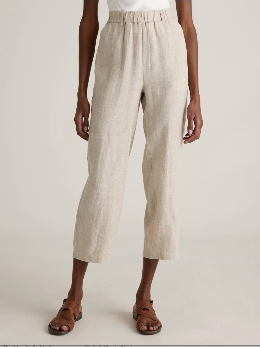 Nwot Quince 100% Euro Linen Pants - Flax